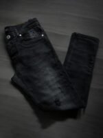 بنطلون جينز رجالي سليم فيت مقطع - الصورة 9