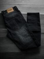 بنطلون جينز رجالي سليم فيت مقطع - الصورة 11