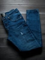 بنطلون جينز رجالي سليم فيت مقطع GIVENCHY