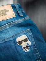 ⁦بنطلون رجالي دينيم (جينز) سليم فيت KARL⁩ - الصورة ⁦2⁩