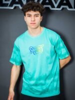 تيشيرت رجالي اوفر سايز مطبوع Brown SMOING