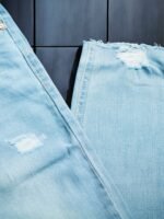 بنطلون رجالي دينيم (جينز) سليم فيت كاتنج TOWN - الصورة 4