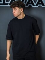 تيشيرت رجالي قطن اوفر سايز ساده Balenciaga - الصورة 5