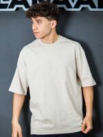 تيشيرت رجالي قطن اوفر سايز ساده Balenciaga - الصورة 4