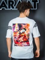 تيشيرت رجالي قطن اوفر سايز مطبوع رابر Donald DUCK - الصورة 2