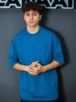 تيشيرت رجالي قطن اوفر سايز ساده Balenciaga - الصورة 3