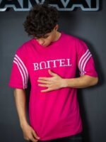 تيشيرت رجالي قطن اوفر سايز مطبوع BULLET