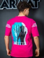 ⁦تيشيرت رجالي قطن اوفر سايز مطبوع BULLET⁩ - الصورة ⁦2⁩