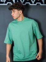 تيشيرت رجالي قطن اوفر سايز ساده Balenciaga - الصورة 10