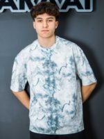 تيشيرت رجالي قطن اوفر سايز GRAPHIC - الصورة 2