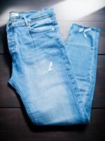 بنطلون رجالي سليم فيت تقطيع