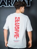 ⁦تيشيرت رجالي اوفر سايز مطبوع M⁩ - الصورة ⁦8⁩