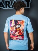 تيشيرت رجالي قطن اوفر سايز مطبوع رابر Donald DUCK - الصورة 4