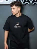 تيشرت رجالي قطن اوفر سايز بطباعه Explore