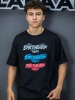تيشرت رجالي مستورد بطباعة SPIKYHEADIN - الصورة 4