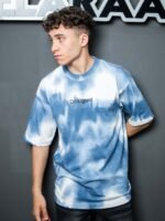 ⁦تيشرت رجالي قطن اوفر سايز تاي داي⁩ - الصورة ⁦2⁩