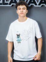 ⁦تيشرت رجالي مستورد بطباعة SUNFIVE⁩ - الصورة ⁦4⁩