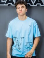 ⁦تيشرت رجالي مستورد بطباعة SPIKYHEADIN⁩ - الصورة ⁦3⁩