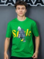 ⁦تيشرت رجالي مستورد بطباعة انمي⁩ - الصورة ⁦3⁩