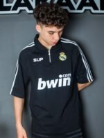 تيشرت رجالي قطن اوفر سايز مطبوع Real Madrid - الصورة 3
