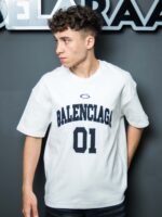 تيشرت رجالي قطن اوفر سايز تطريز Balenciaga - الصورة 3