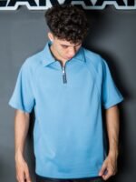 ⁦تيشرت رجالي اوفر سايز ساده⁩ - الصورة ⁦3⁩