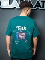 تيشرت رجالي قطن اوفر سايز مطبوع Thing - الصورة 6