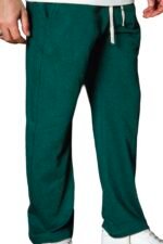 سويت بانتس رجالي قطن وايد ليج ساده Balenciaga - الصورة 2