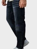 بنطلون رجالي جينز سادة بويفريند - الصورة 4