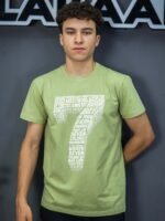 تيشيرت رجالي ليكرا بطباعة Seven - الصورة 2