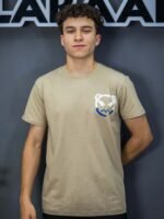 تيشيرت رجالي ليكرا طباعة Caution - الصورة 3