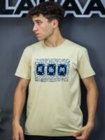 تيشيرت رجالي ليكرا بطباعة Chinese - الصورة 4