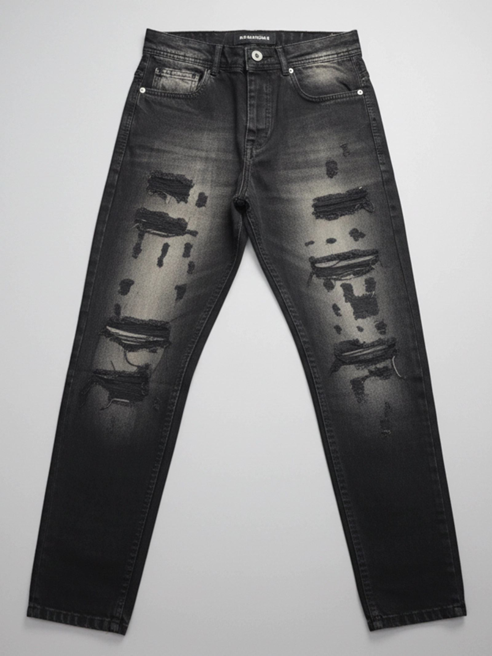 41 بنطلون جينز رجالي بويفريند كاتنج - الصورة 1