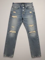 بنطلون جينز رجالي وايد ليج كاتنج