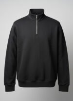 تيشرت رجالي نص سوستة سادة - الصورة 4