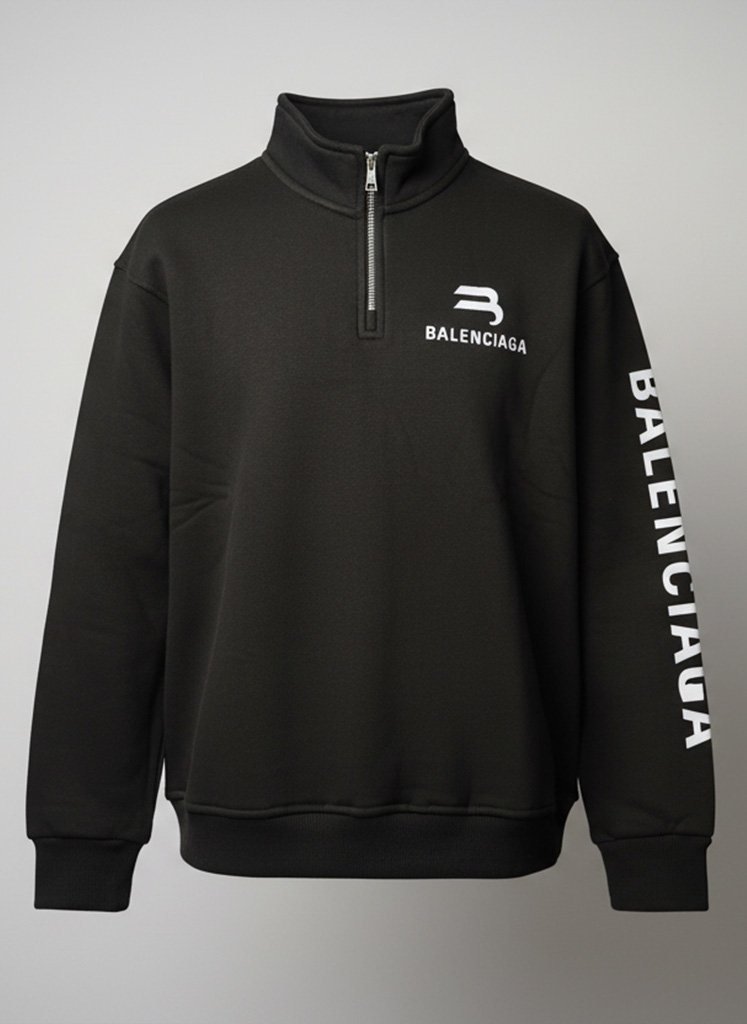 6 تيشرت رجالي نص سوستة Balanciaga Reflect - الصورة 1